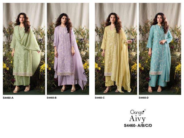 Ganga aivy 4460 Wholesale dress materials suppliers in Delhi